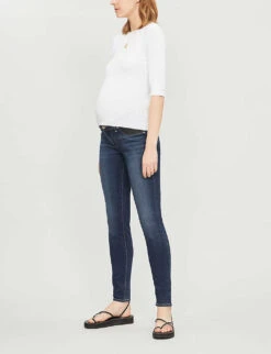 Paige Verdugo Maternity Skinny Mid-rise Jeans -Whistlkes Style 188 3002369 97885211258 NOTTINGHAM ALT01