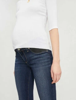 Paige Verdugo Maternity Skinny Mid-rise Jeans -Whistlkes Style 188 3002369 97885211258 NOTTINGHAM ALT03