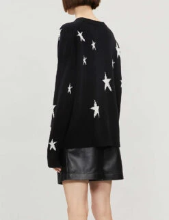 Zadig & Voltaire Markus Bis Cashmere Jumper -Whistlkes Style 669 10175 PWHMF1101F NOIR ALT02