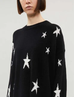 Zadig & Voltaire Markus Bis Cashmere Jumper -Whistlkes Style 669 10175 PWHMF1101F NOIR ALT03