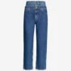 Sandro High-rise Double-layer Jeans