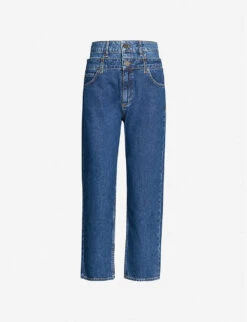 Sandro High-rise Double-layer Jeans