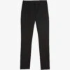 Ted Baker Ozete Split-detail Skinny-fit Stretch-cotton Trousers