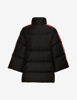Gucci Side-striped Padded Shell Coat -Whistlkes Style R00036849 BLACKMIX ALT01