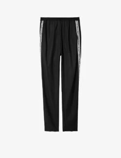 Zadig & Voltaire Paula Side-stripe Woven Trousers
