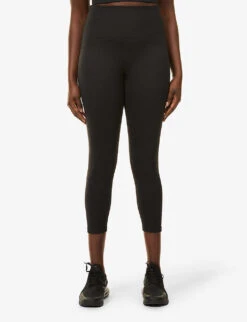 Booty Boost Active 7/8 Stretch-jersey Leggings -Whistlkes Style R03075611 BLACK ALT02