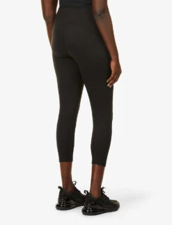 Booty Boost Active 7/8 Stretch-jersey Leggings -Whistlkes Style R03075611 BLACK ALT03