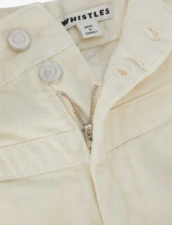 Whistles India High-rise Relaxed-fit Denim Jeans -Whistlkes Style R03642505 WHITE ALT06