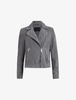 AllSaints Dalby Suede Biker Jacket