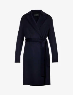 Joseph Cenda Wool And Cashmere-blend Belted Coat