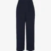 Whistles Fluid Wide-leg Cropped Trousers