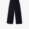 Pleated High-rise Jersey Trousers
