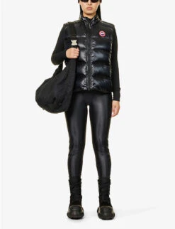 Canada Goose Cypress Padded Recycled Nylon-down Gilet -Whistlkes Style R03723595 BLACK ALT01