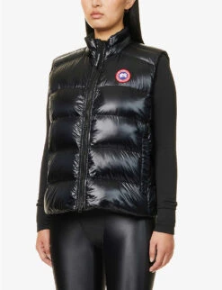 Canada Goose Cypress Padded Recycled Nylon-down Gilet -Whistlkes Style R03723595 BLACK ALT02