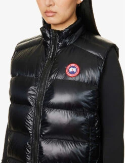 Canada Goose Cypress Padded Recycled Nylon-down Gilet -Whistlkes Style R03723595 BLACK ALT04