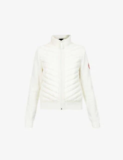 Canada Goose HyBridge Padded Shell-down And Wool Jacket