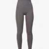 Ultimate Mid-rise Stretch-jersey Leggings -Whistlkes Style R03812466 DARKGREY M