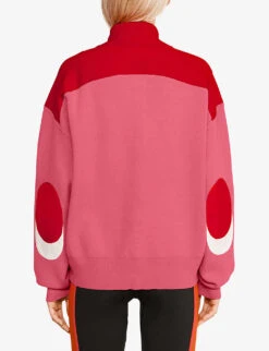 CLAUDIE PIERLOT Minimum Contrast-coloured Knitted Sweatshirt -Whistlkes Style R03852032 DIVERS ALT03