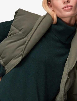 Whistles Roll-neck Cashmere Jumper -Whistlkes Style R03858780 DARKGREEN ALT04