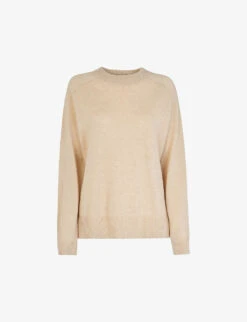 Whistles Crewneck Knitted Cashmere Jumper