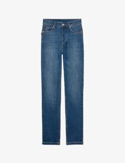 Zadig & Voltaire Mamma Straight-leg Mid-rise Stretch-denim Jeans