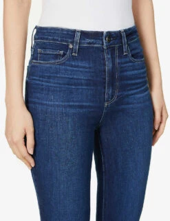 Paige Margot Skinny High-rise Stretch-denim Jeans -Whistlkes Style R03920985 BRENTWOOD ALT04