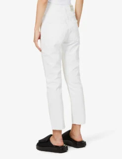 AGOLDE Riley Straight High-rise Regular-fit Organic-cotton Jeans -Whistlkes Style R03922758 WHIP ALT03