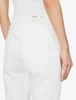 AGOLDE Riley Straight High-rise Regular-fit Organic-cotton Jeans -Whistlkes Style R03922758 WHIP ALT05