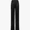 AllSaints Charli Wide-leg High-rise Satin Trousers -Whistlkes Style R03925713 BLACK M