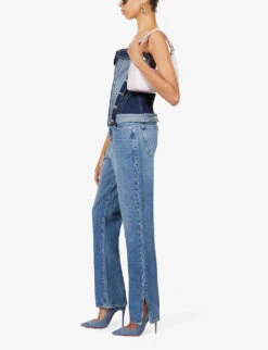 GOOD AMERICAN Good Boy Tapered High-rise Jeans -Whistlkes Style R03930109 BLUE941 ALT01