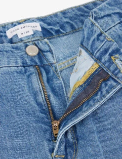 GOOD AMERICAN Good Boy Tapered High-rise Jeans -Whistlkes Style R03930109 BLUE941 ALT06