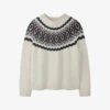 Birdseye Fair-isle Relaxed-fit Wool Jumper