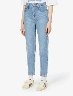 Levis 80s Mom Tapered-leg High-rise Jeans -Whistlkes Style R03937524 MEDIUMINDIGOWORNIN ALT02