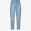 Levis 80s Mom Tapered-leg High-rise Jeans -Whistlkes Style R03937524 MEDIUMINDIGOWORNIN M
