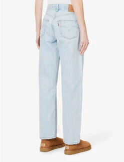 Levis 501 '90s Straight-leg Mid-rise Denim Jeans -Whistlkes Style R03937534 LIGHTINDIGOWORNIN ALT03