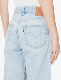 Levis 501 '90s Straight-leg Mid-rise Denim Jeans -Whistlkes Style R03937534 LIGHTINDIGOWORNIN ALT05