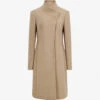 Reiss Mia Asymmetric-front Wool-blend Coat -Whistlkes Style R03939119 CAMEL M