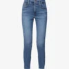 GOOD AMERICAN Good Legs Cropped Slim-leg Mid-rise Stretch-denim Jeans -Whistlkes Style R03939749 INDIGO149 M