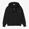 Sandro Boston Logo-patch Cotton-blend Hoody