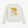 Ted Baker Granza Graphic-print Cotton-blend Jersey Sweatshirt -Whistlkes Style R03950742 GREYMARL M