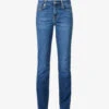 7 For All Mankind Kimmie Straight-leg Mid-rise Stretch-denim Jeans -Whistlkes Style R03955415 DUCHESS M