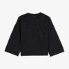 Ted Baker Merdeth Embellished Woven Sweatshirt -Whistlkes Style R03971490 BLACK M
