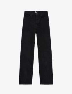 THE KOOPLES Straight-leg Cropped Mid-rise Jeans