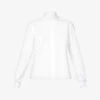 The Girlfriend A-line Organic-cotton Shirt -Whistlkes Style R03980436 WHITE M