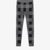 By Malina Dahlia Checked Knitted Leggings -Whistlkes Style R04005519 ICONICPRINTASH M