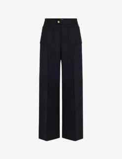 Soeur Harry Wide-leg High-rise Woven Trousers
