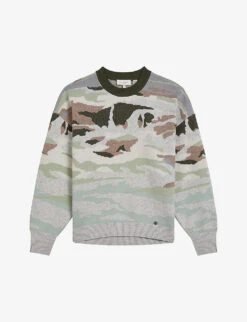 Ted Baker Judene Graphic-pattern Jacquard Knitted Jumper