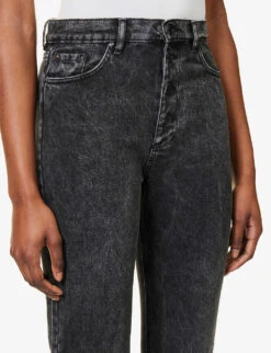 Ikks Straight-leg Denim Jeans -Whistlkes Style R04063205 GREY ALT04