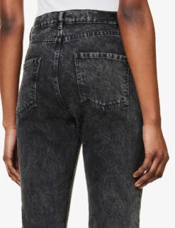 Ikks Straight-leg Denim Jeans -Whistlkes Style R04063205 GREY ALT05