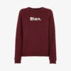 Whistles Bien Relaxed-fit Cotton Sweatshirt -Whistlkes Style R04064361 PURPLE M